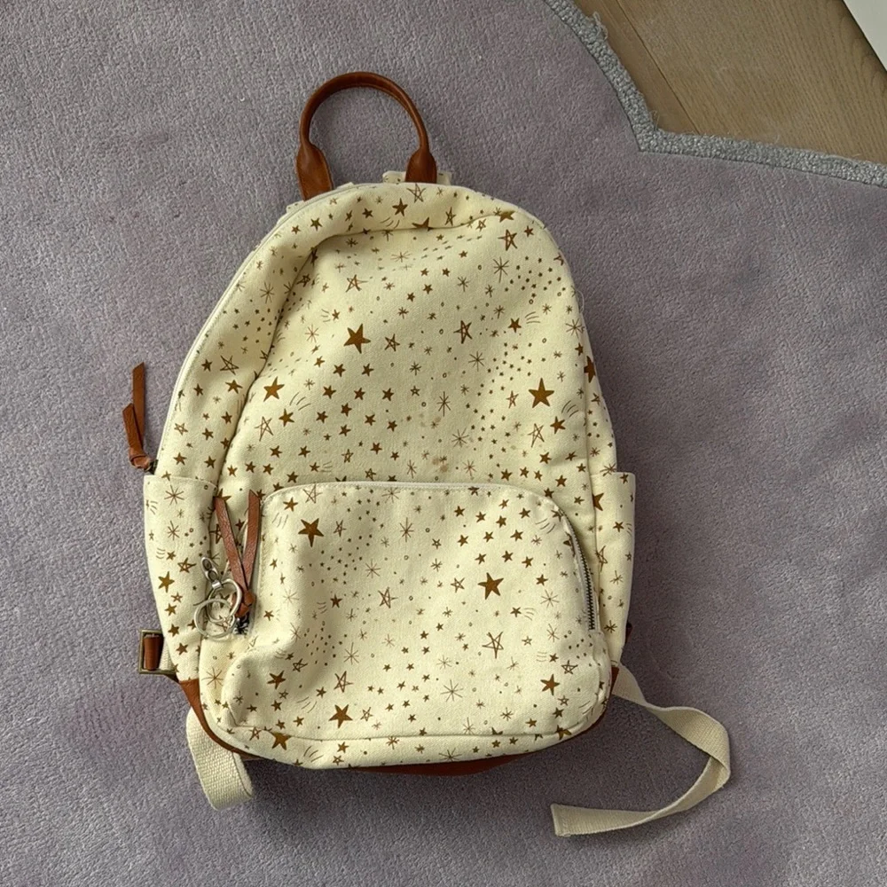 Rylee + Cru Starry Cream Backpack